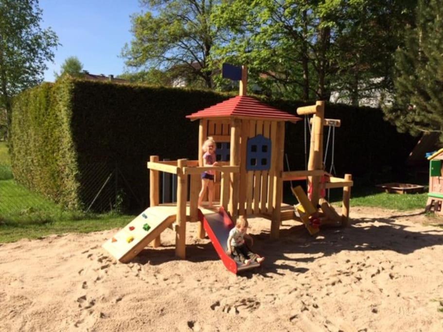 Ferienwohnung Tiererlebnishof Obermuehle Biebergemund Exterior foto